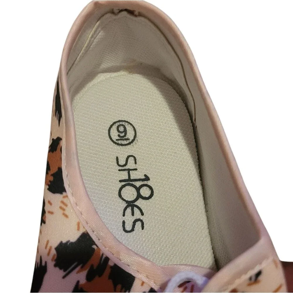 Shoes 18 Leopard Print Women's Sneakers -Sz 9 - NIP